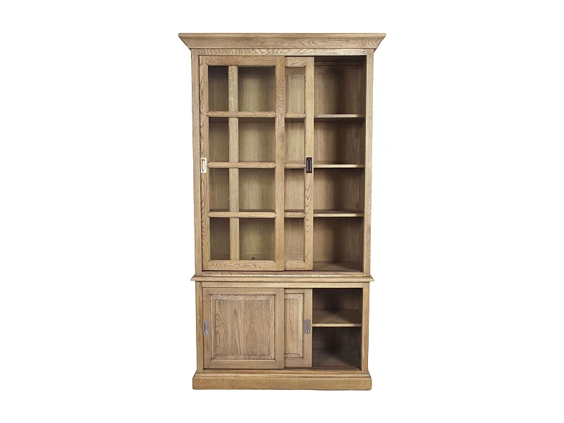 Bibliothèque 4 portes en Chêne - VICTORIA