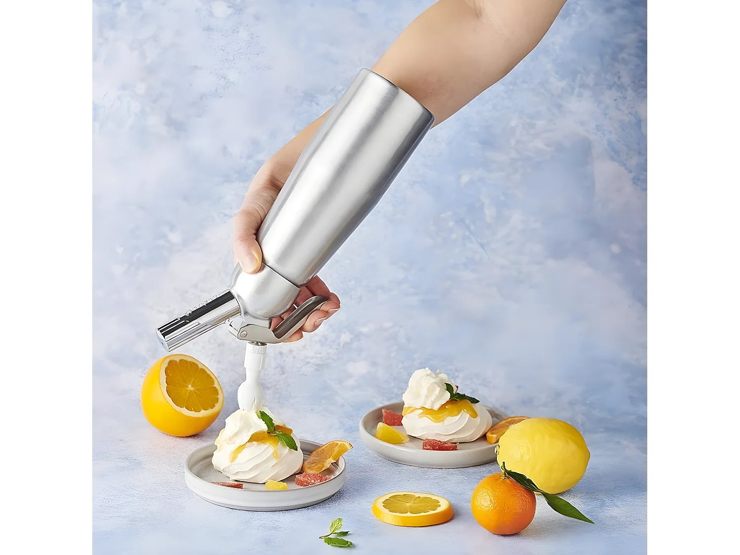 Siphon 0.5L mousses sauces et crème