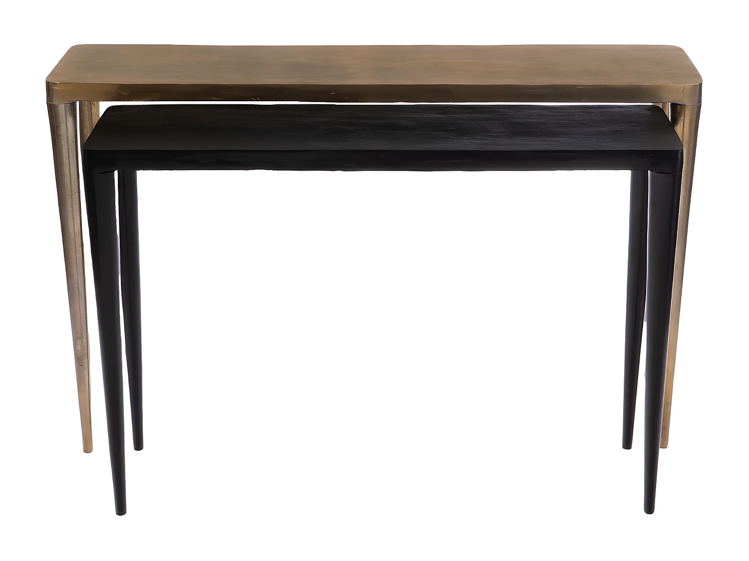 Set de 2 console effile