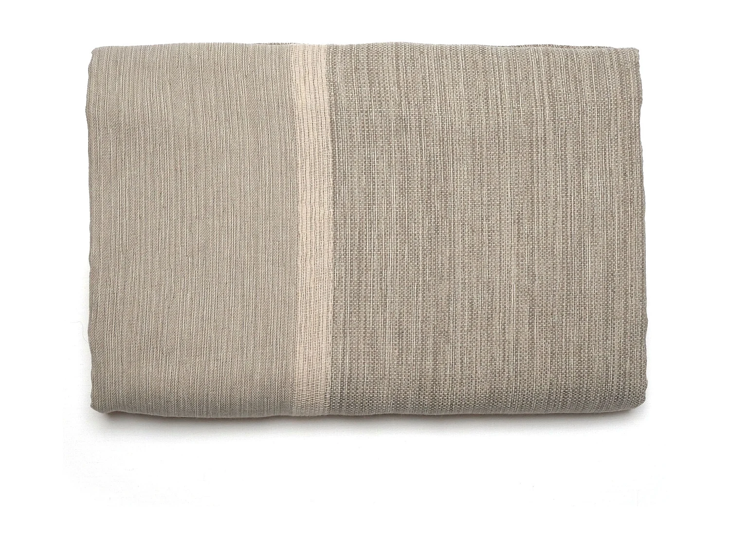 Dessus de lit ZAGORA pur coton 250 g/m² 260x240 cm beige ficelle
