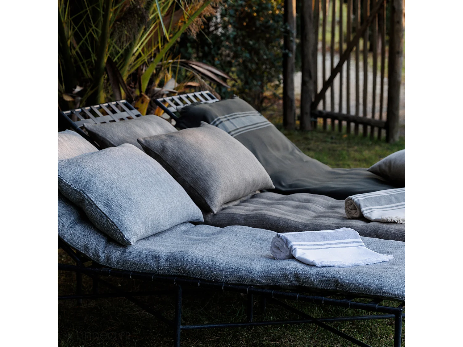 Dessus de lit ZAGORA pur coton 250 g/m² 260x240 cm beige ficelle