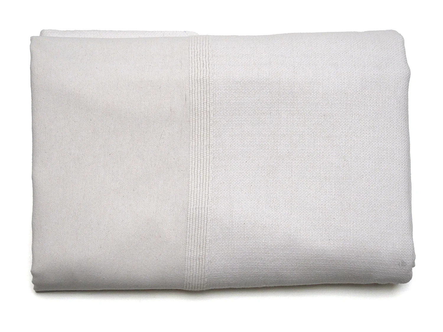Dessus de lit ZAGORA pur coton 250 g/m² 260x240 cm blanc neige