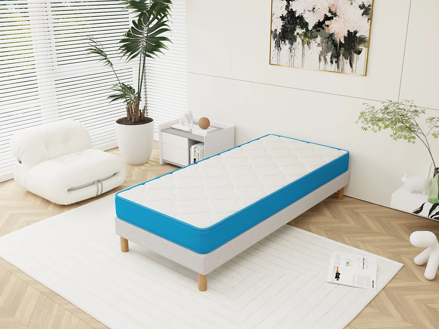 Matelas 140x190 FRESH MEMORY Hauteur 15cm