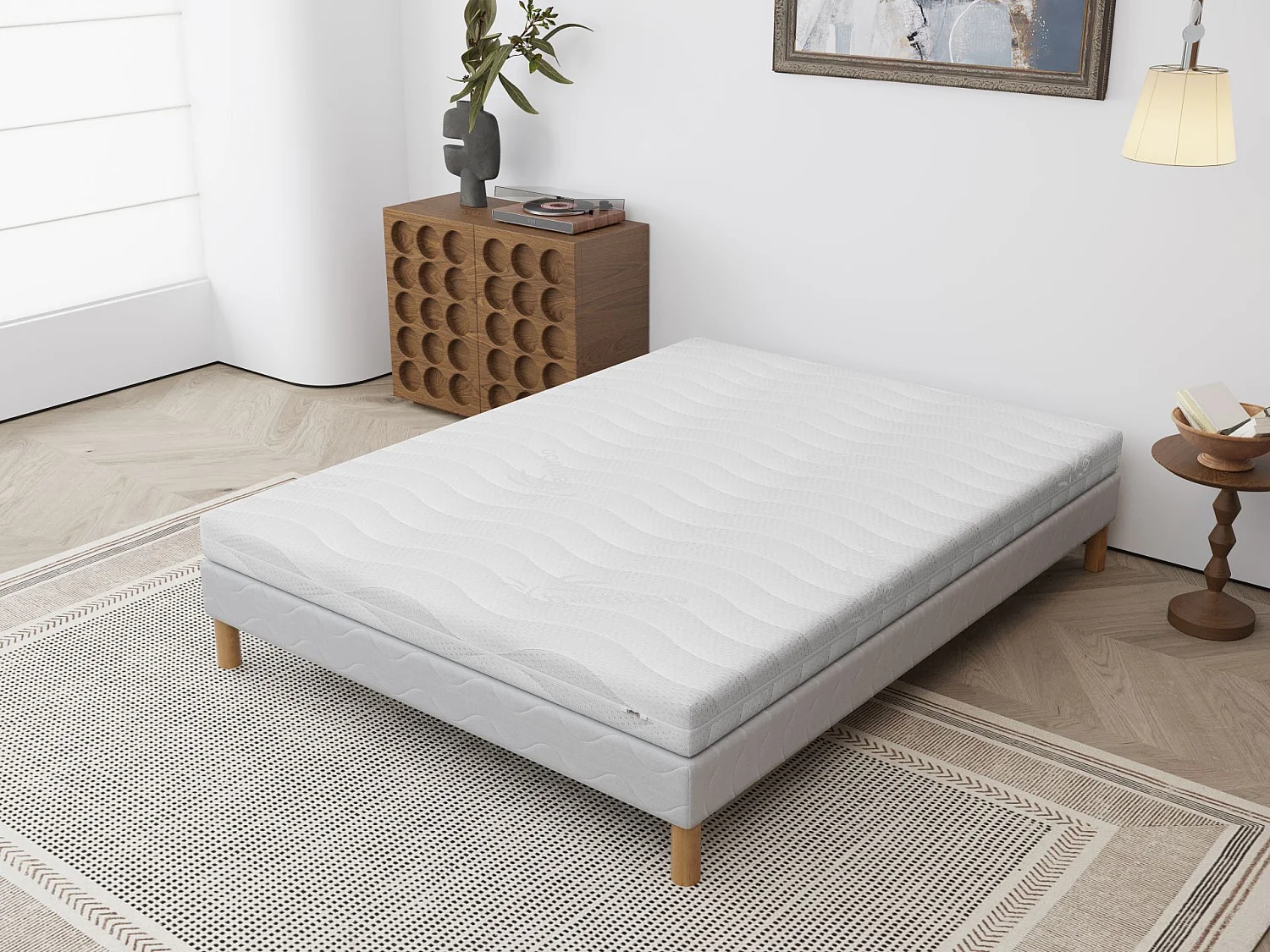 Ensemble 140x190 IZY Hauteur 10cm