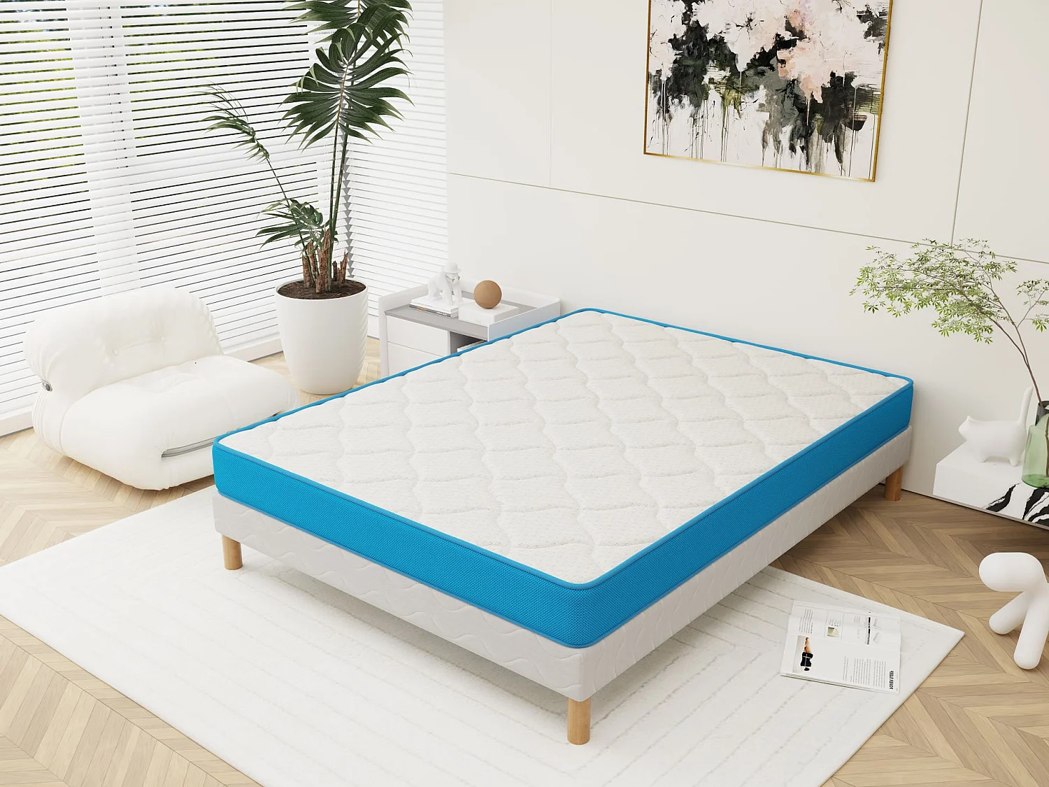 Matelas 140x200 FRESH MEMORY Hauteur 15cm