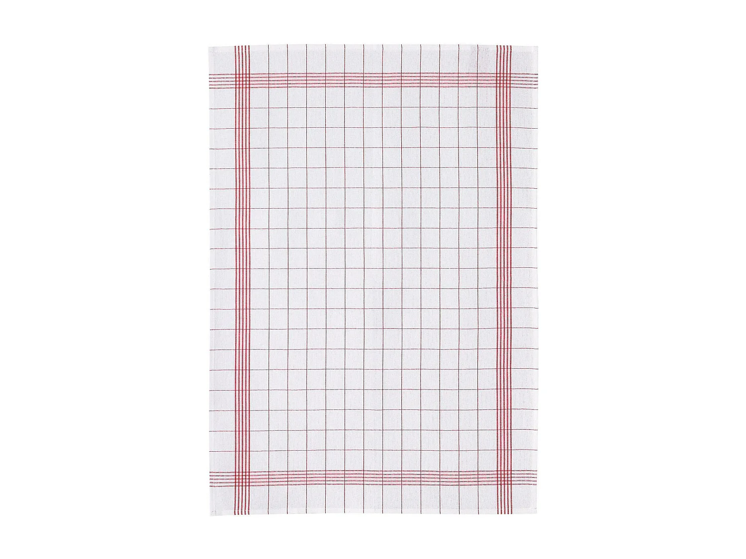 Metis theedoek Carreaux Rood 55 x 75 cm