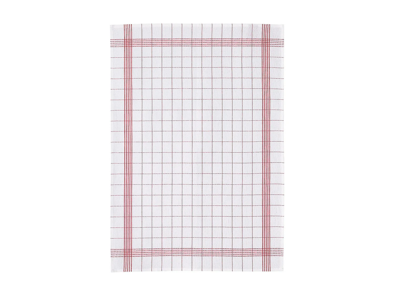 Metis theedoek Carreaux Rood 55 x 75 cm