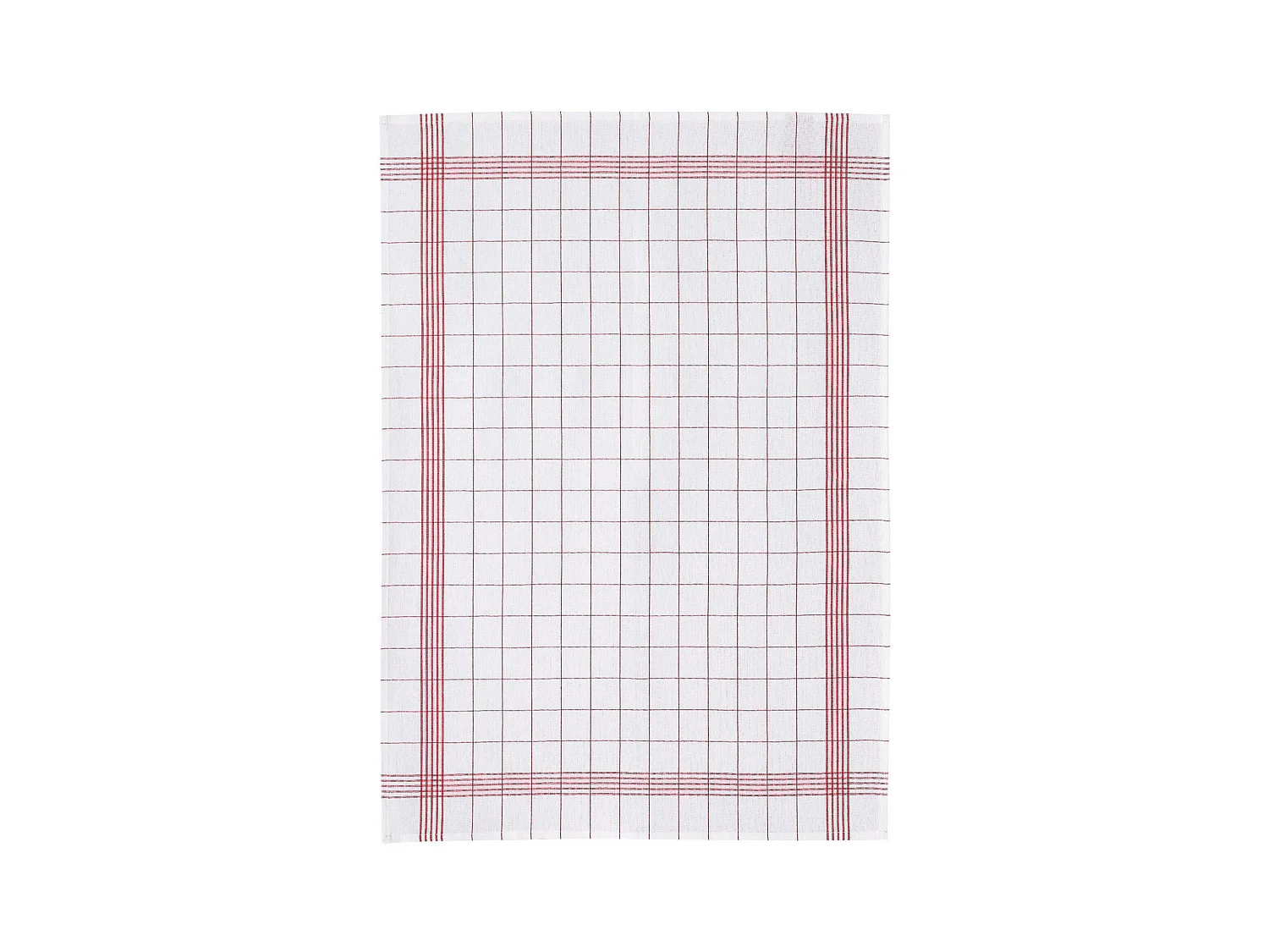 Torchon Metis Carreaux rouge 55 x 75 cm Winkler