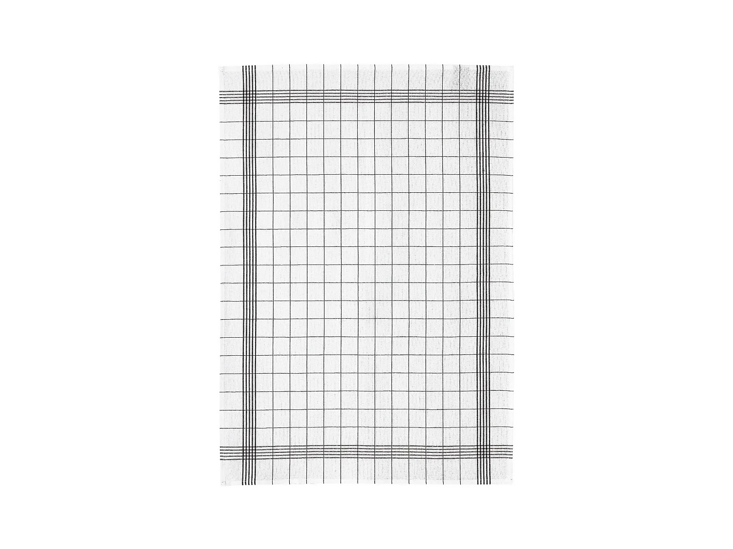 Pano de prato misto Carreaux Preto 55 x 75 cm