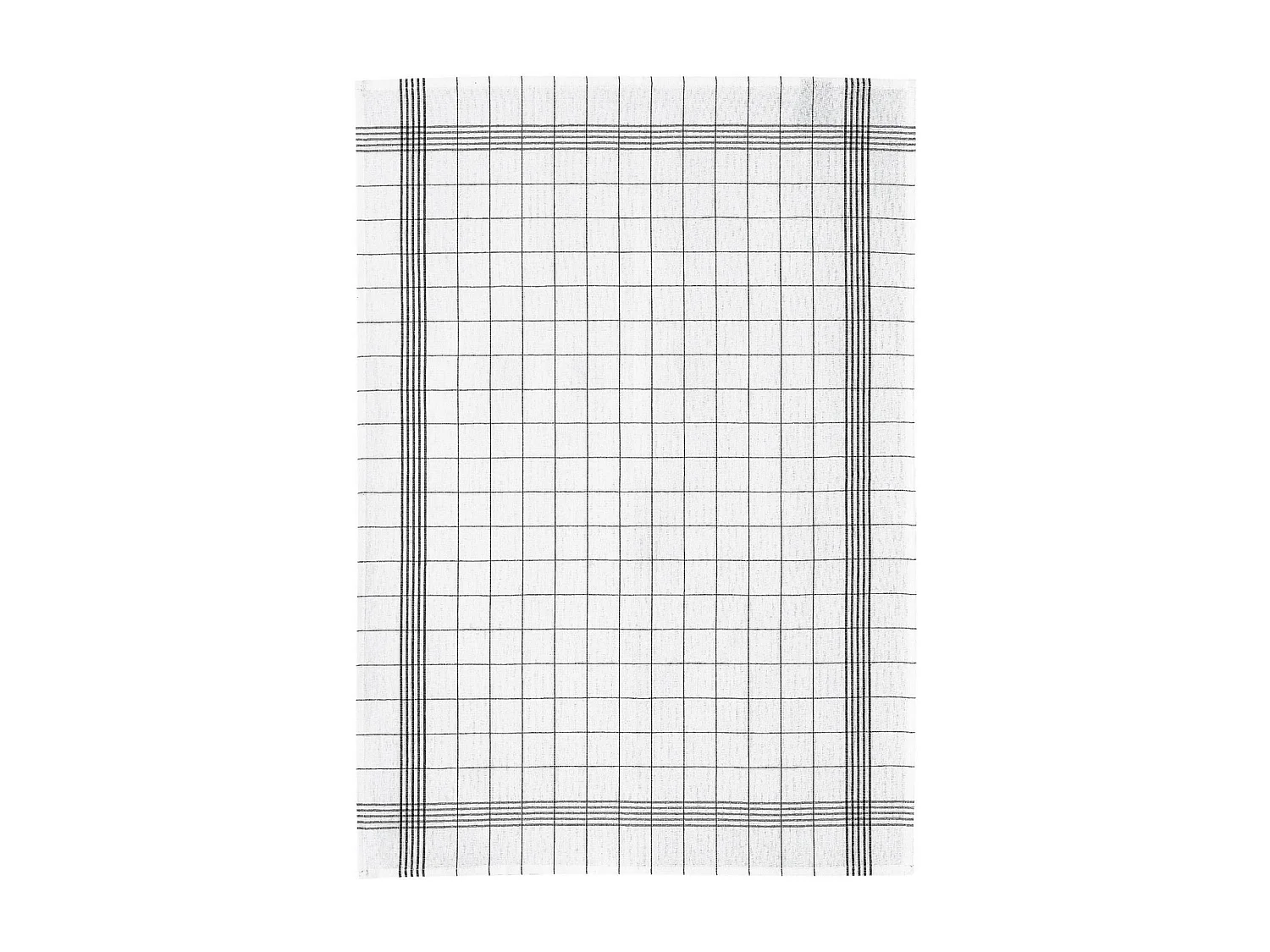 Gemengde theedoek Carreaux Zwart 55 x 75 cm