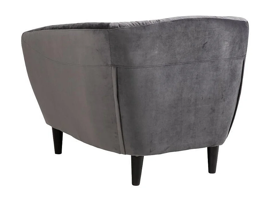 Fauteuil en velours capitonné - RIA