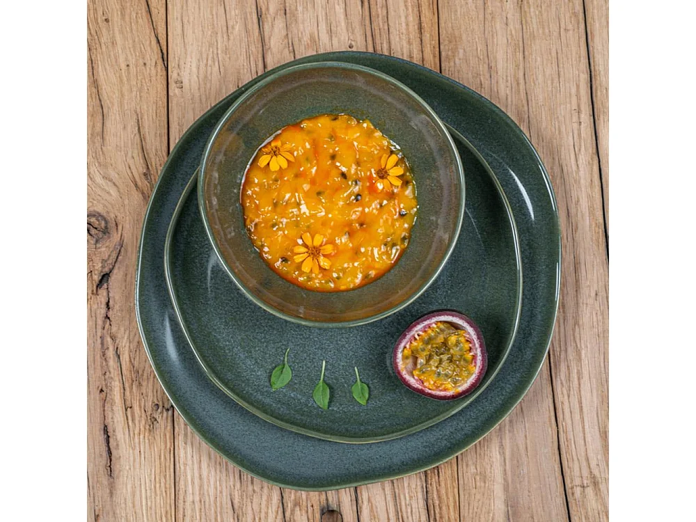 Bol Symphony vert 14 cm (lot de 2)