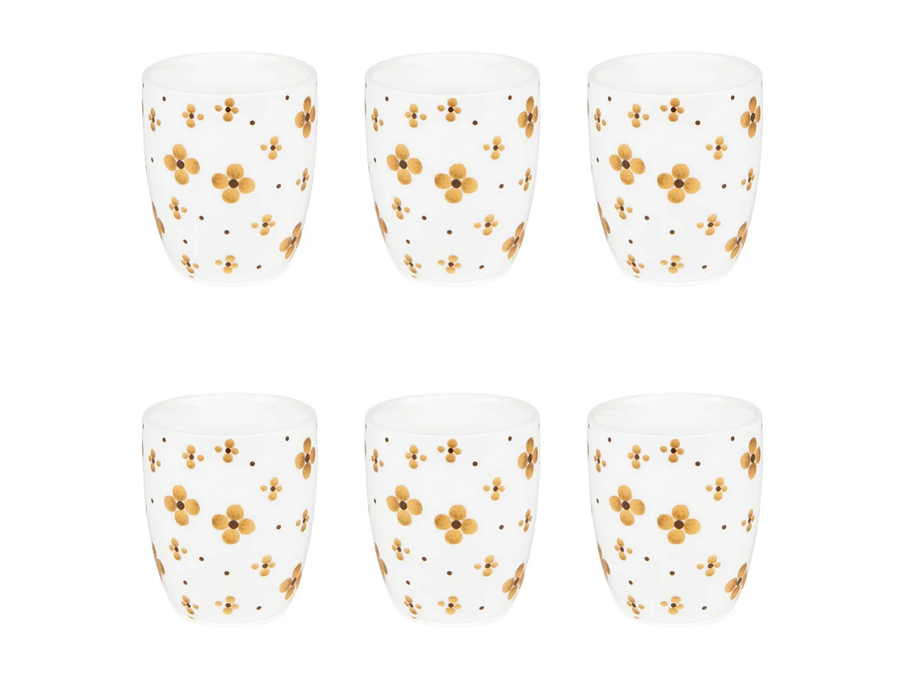 Coffret de 6 gobelets Eleor 6 cm