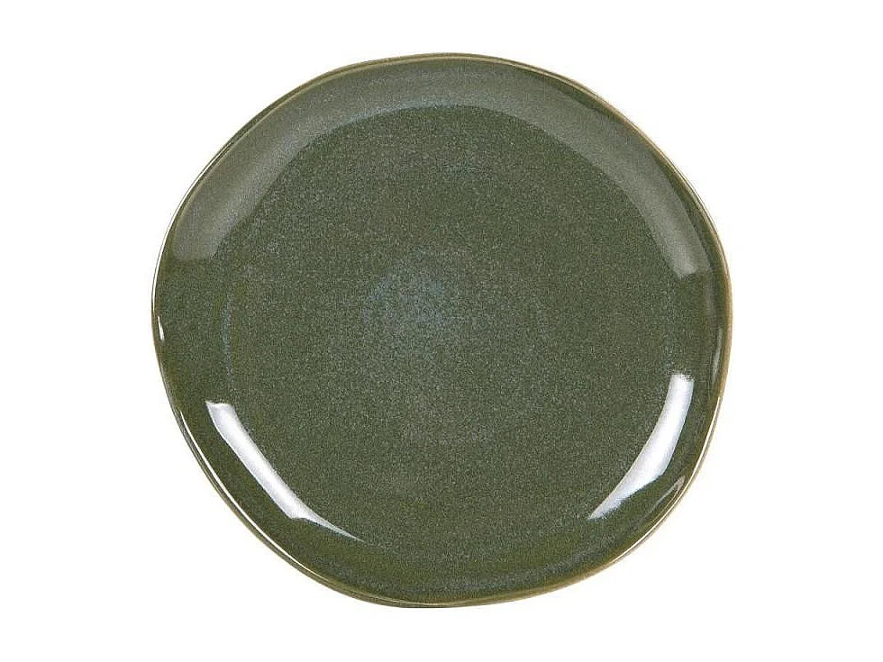 Assiette plate Symphony vert 27 cm (lot de 6)