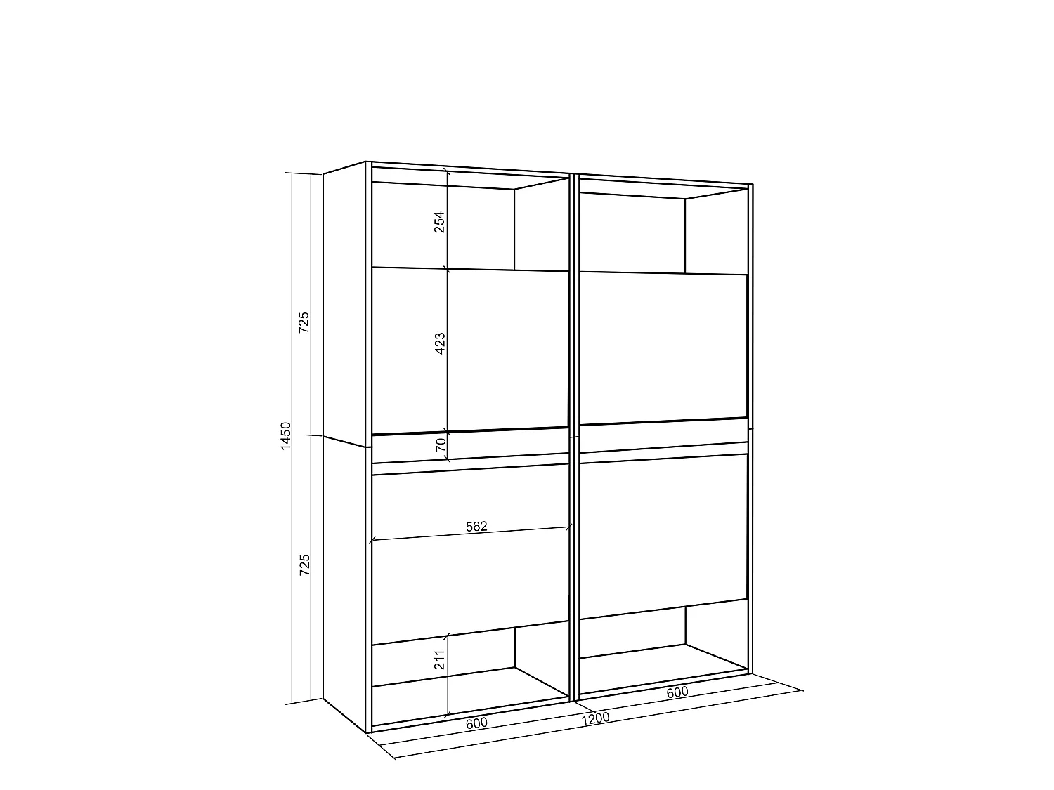 Meuble à Chaussures, 120x35x145cm, Chambre à coucher, pièce, Armoire  chaussures, Blanc