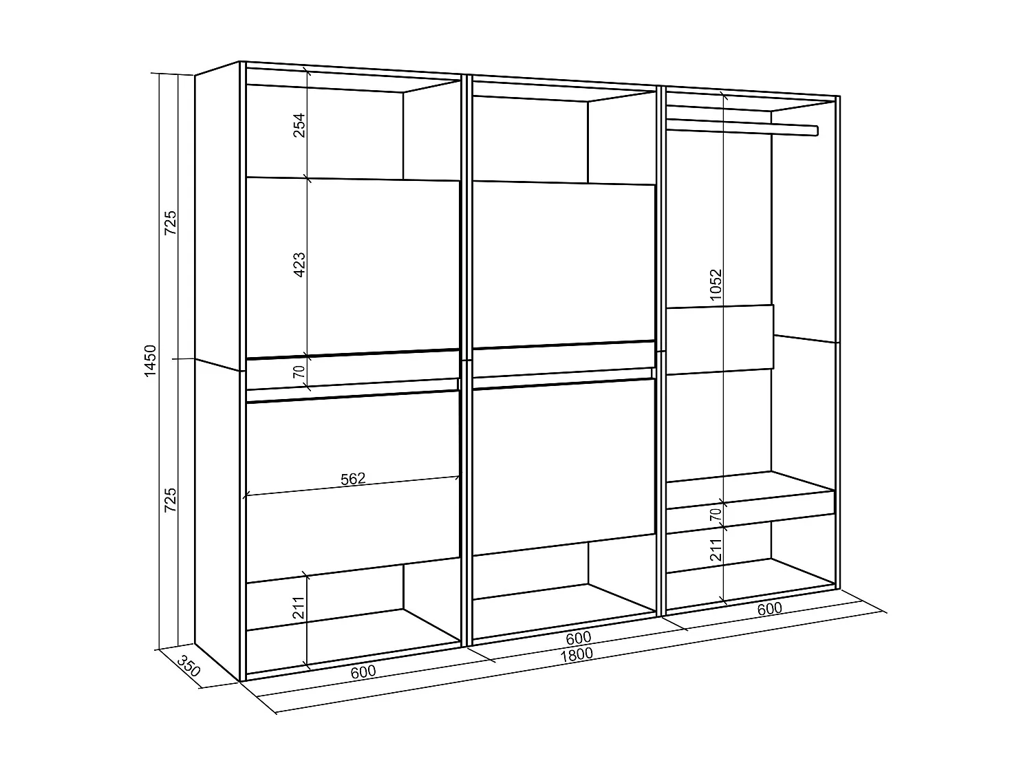 Meuble à Chaussures, 180x35x145 cm, Chambre à coucher, pièce, Vestiaire ouvert, Chêne