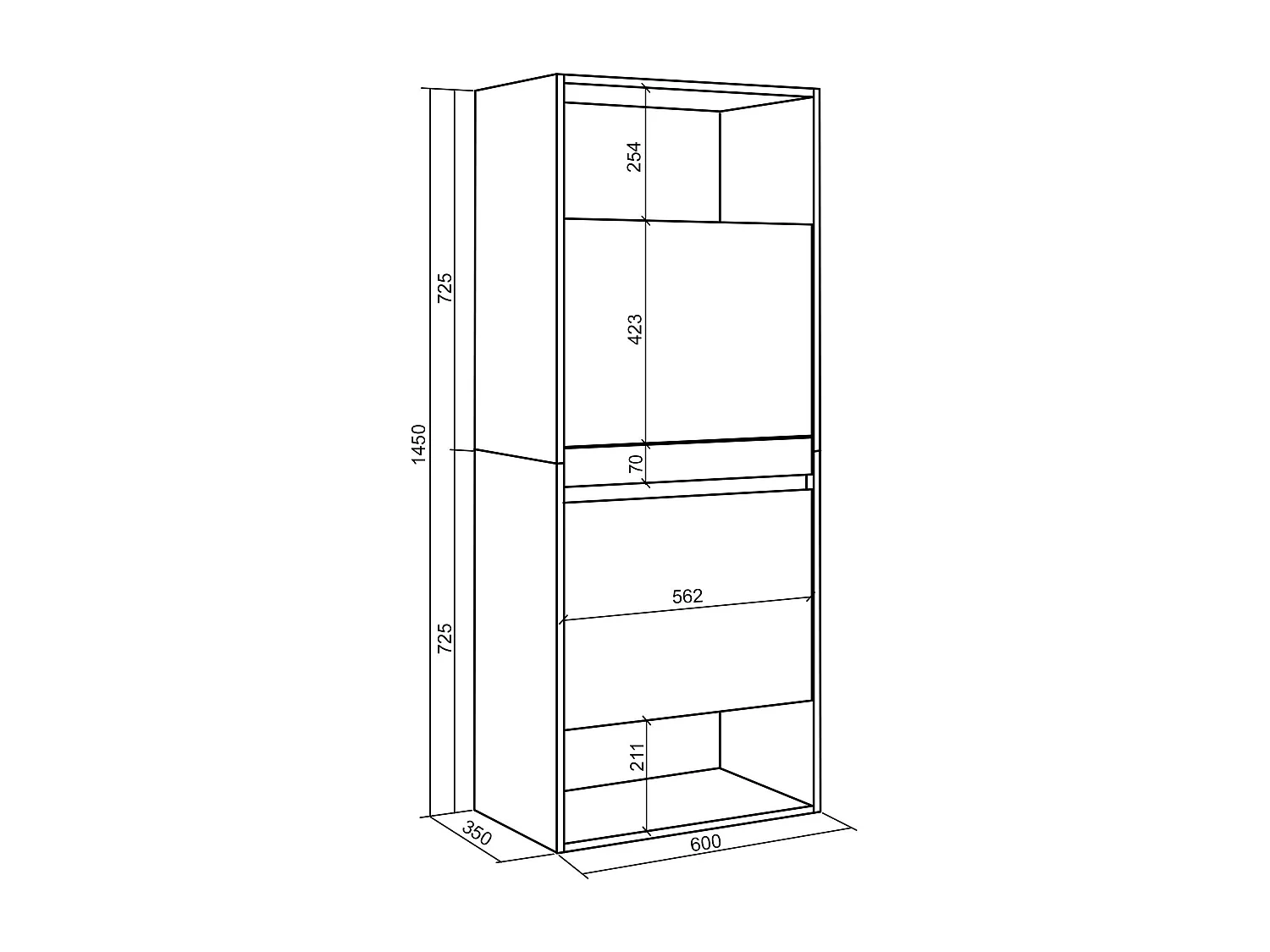 Meuble à Chaussures, 60x35x145 cm, Chambre à coucher, pièce, Armoire  chaussures, Blanc