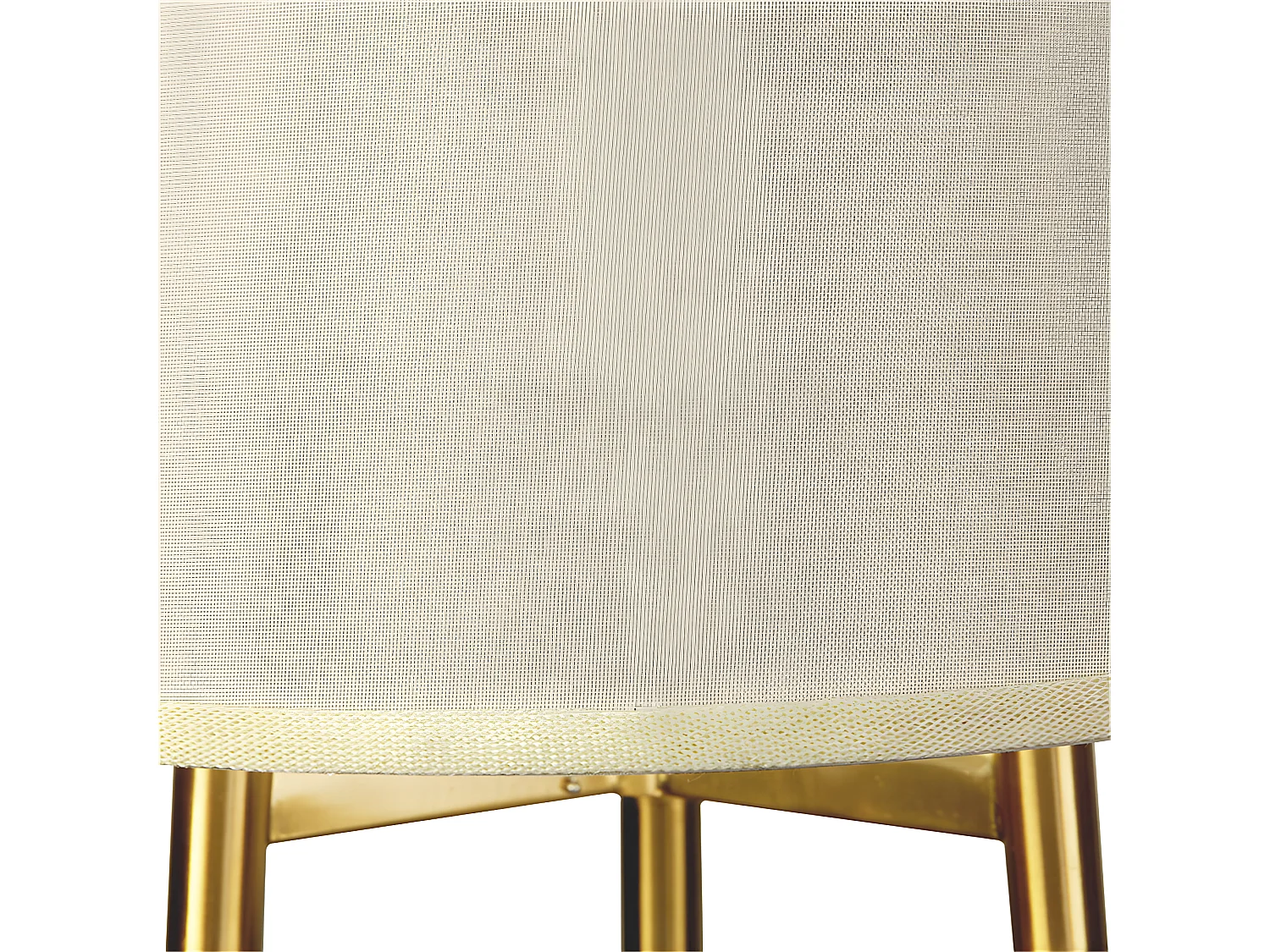 Lampadaire tripode marbre scandinave - LED à couleur changeante - H159cm - Lampadaire sur pied - doré