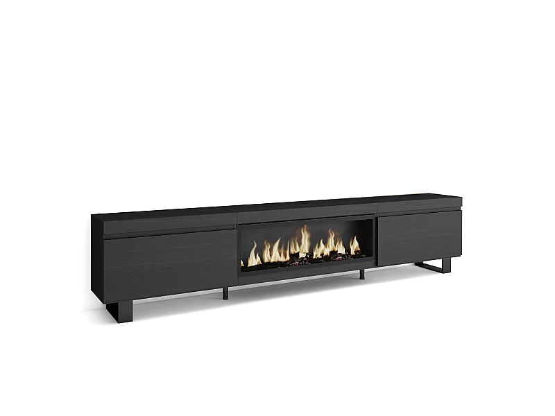 Loren - TV-Meubel - Antraciet - 203 cm