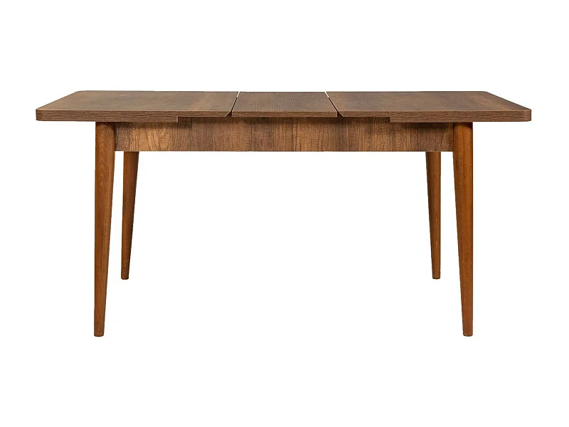 Mesa Extensible Dgabriel, Consola con extensiones, Mesa de comedor multiusos, Estante de cocina extensible, 130x80h77 cm, Nuez