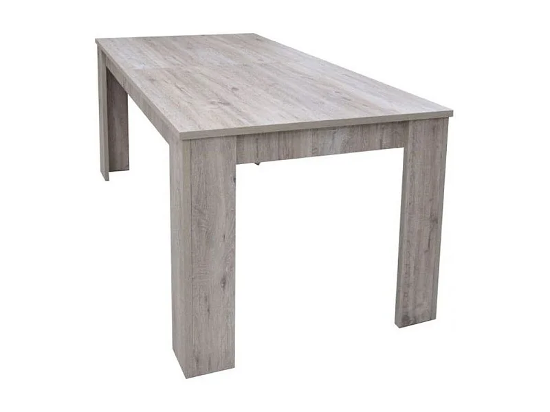 Dpanic uitschuifbare tafel, uitschuifbare console, uitschuifbare eettafel, uitschuifbare keukenconsole, 160/220x88h75 cm, eiken