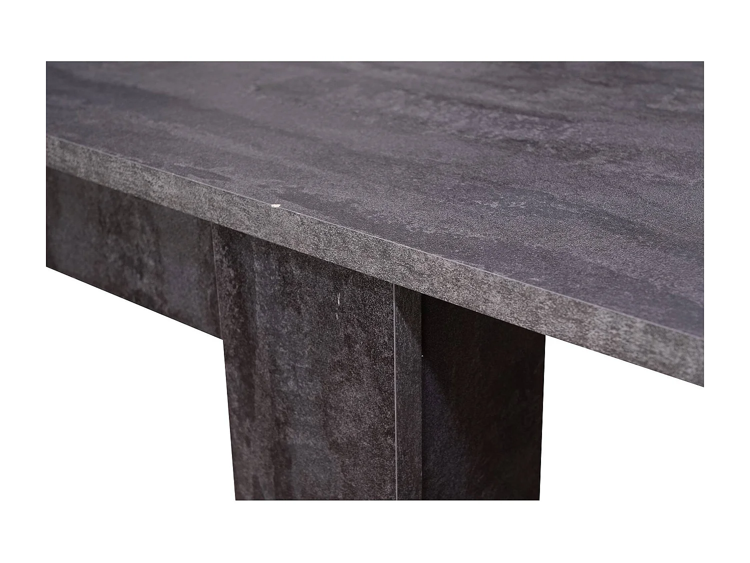 Table à rallonge Albatera, Console extensible, Table à manger extensible, Console de cuisine extensible, 160/220x88h75 cm, Gris
