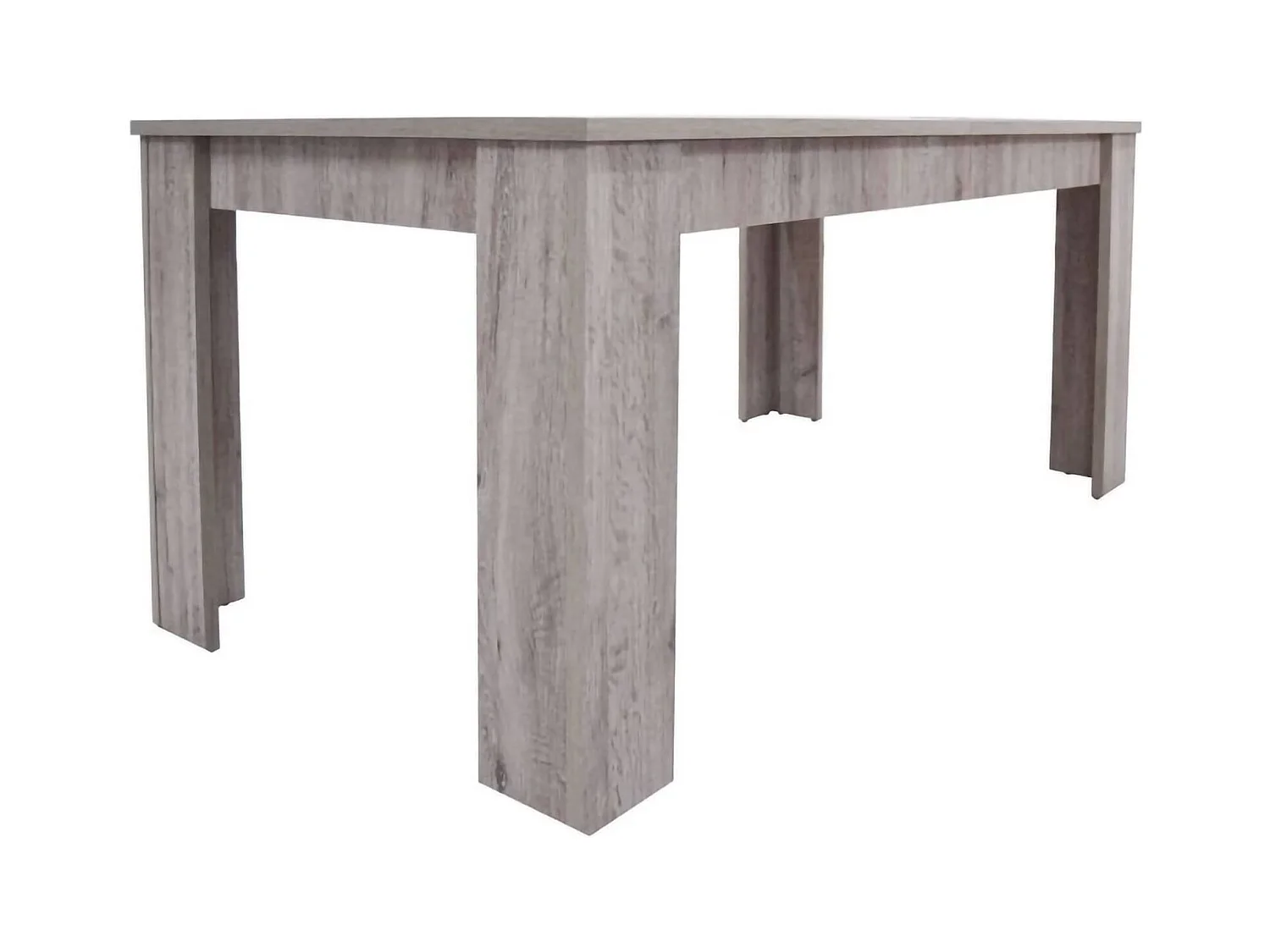 Table à rallonge Albatera, Console extensible, Table à manger extensible, Console de cuisine extensible, 160/220x88h75 cm, Chêne