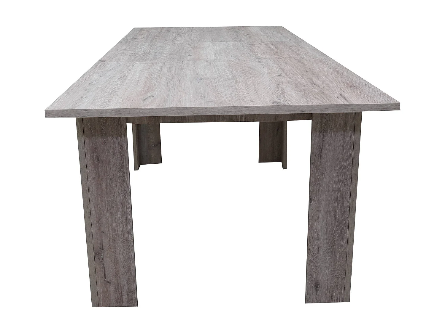 Albatera uitschuifbare tafel, Uitschuifbare console, Uitschuifbare eettafel, Uitschuifbare keukenconsole, 160/220x88h75 cm, Eiken