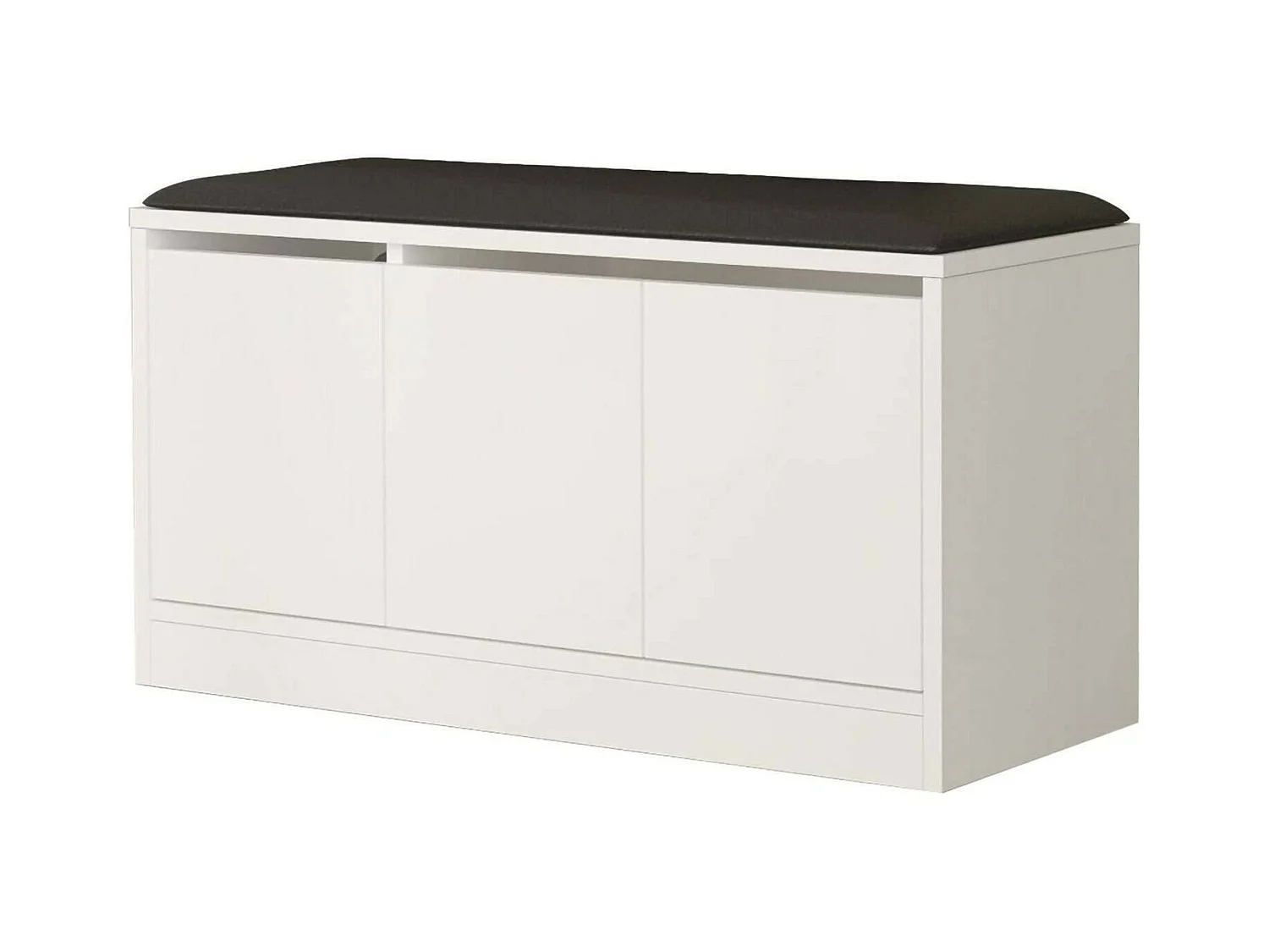 Dpirrell Schoenenkast, Schoenenkast, Multifunctionele Entreekast, Schoeiselkast, 90x36h46 cm, Wit