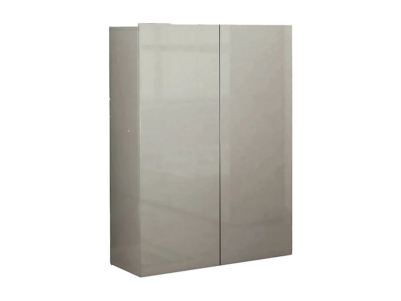 Sapateira Ddimolfett, Sapateira, Armário de entrada multiuso, Armário de calçado, Made in Italy, 80x34h115 cm, Cinza