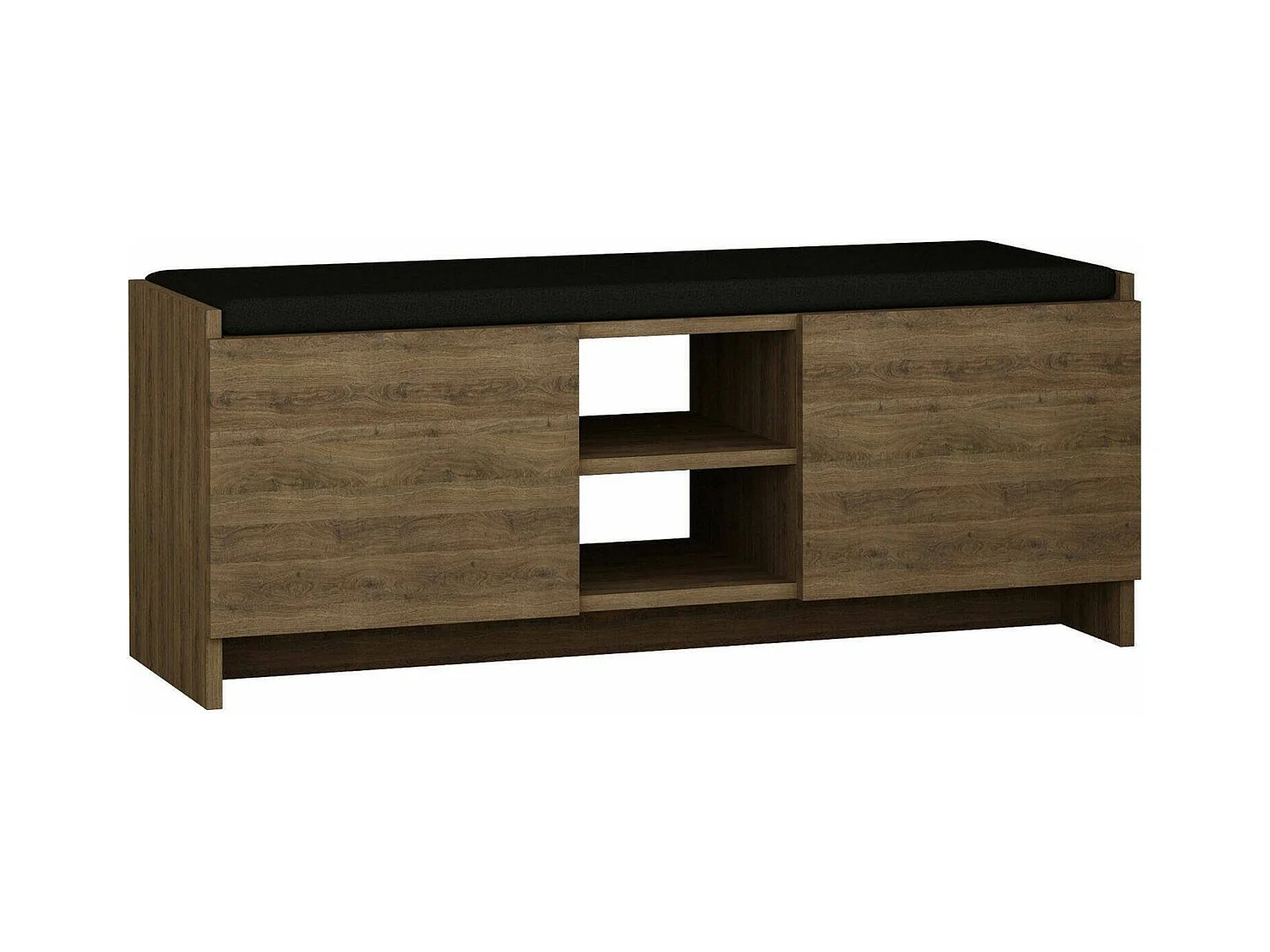 Dbarrec schoenenkast, schoenenkast, multifunctionele entreekast, schoenenkast, 110x37h43 cm, eiken