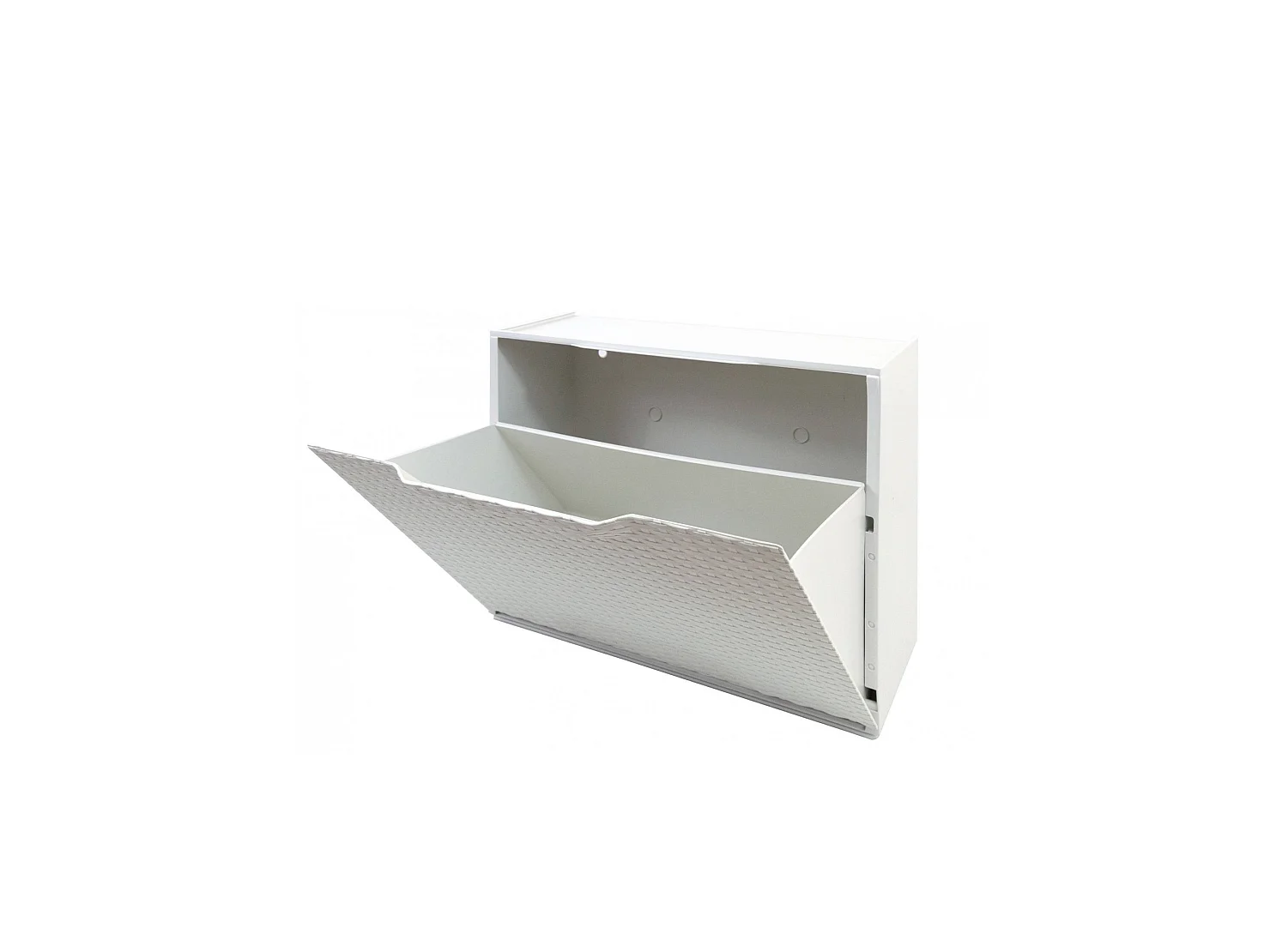Darmitan schoenenrek, ruimtebesparende schoenenrek, inkomschoenenrek, schoenenrek met 1 deur, 100% Made in Italy, 51x17h40 cm, Wit