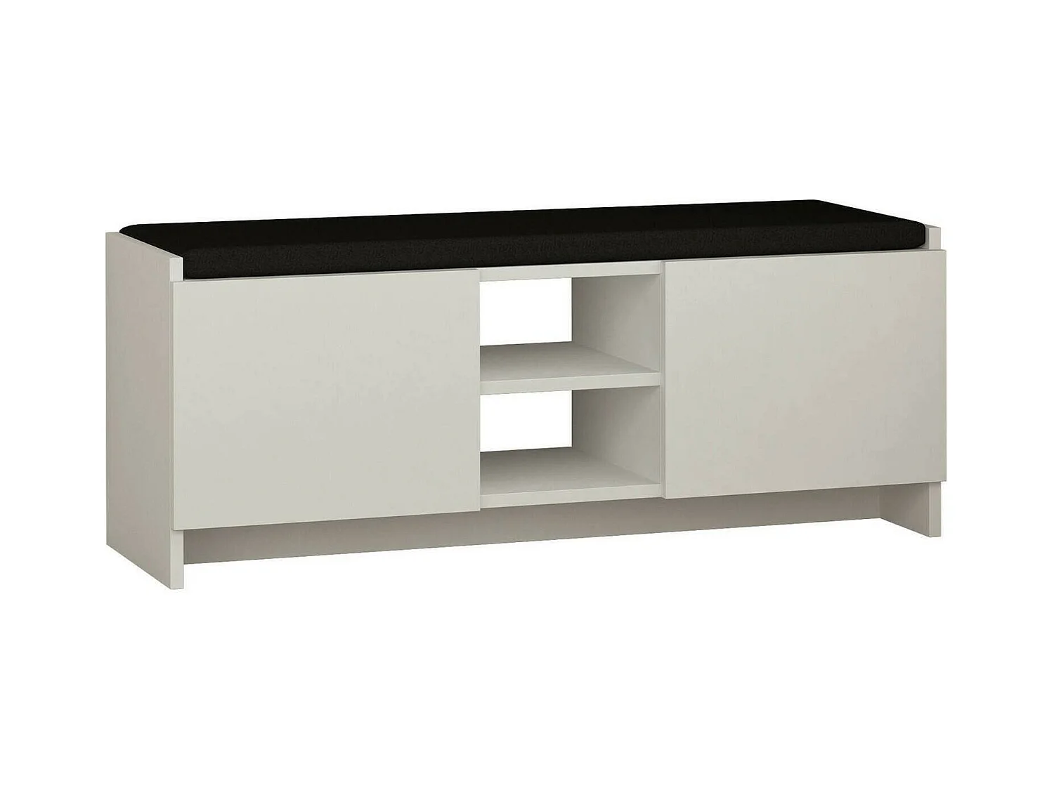 Sapateira Dbarrec, Sapateira, Armário de entrada multiuso, Armário de calçado, 110x37h43 cm, Branco