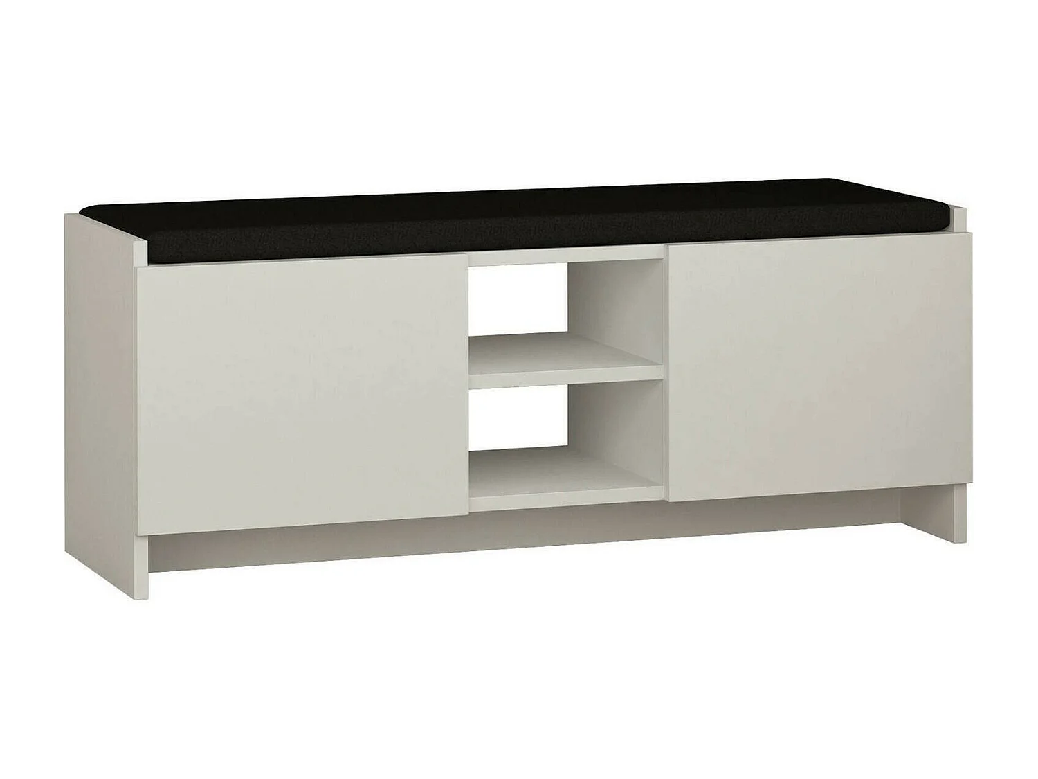 Schuhschrank Dbarrec, Schuhregal, Mehrzweck-Eingangsgarderobe, Möbel für Schuhe, 110x37h43 cm, WeiÃŸ