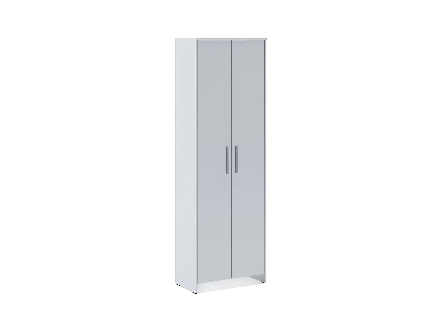 Meuble à chaussures Ionio, Meuble à chaussures, Armoire d'entrée polyvalente, Rangement pour chaussures, 65x38h197 cm, Blanc