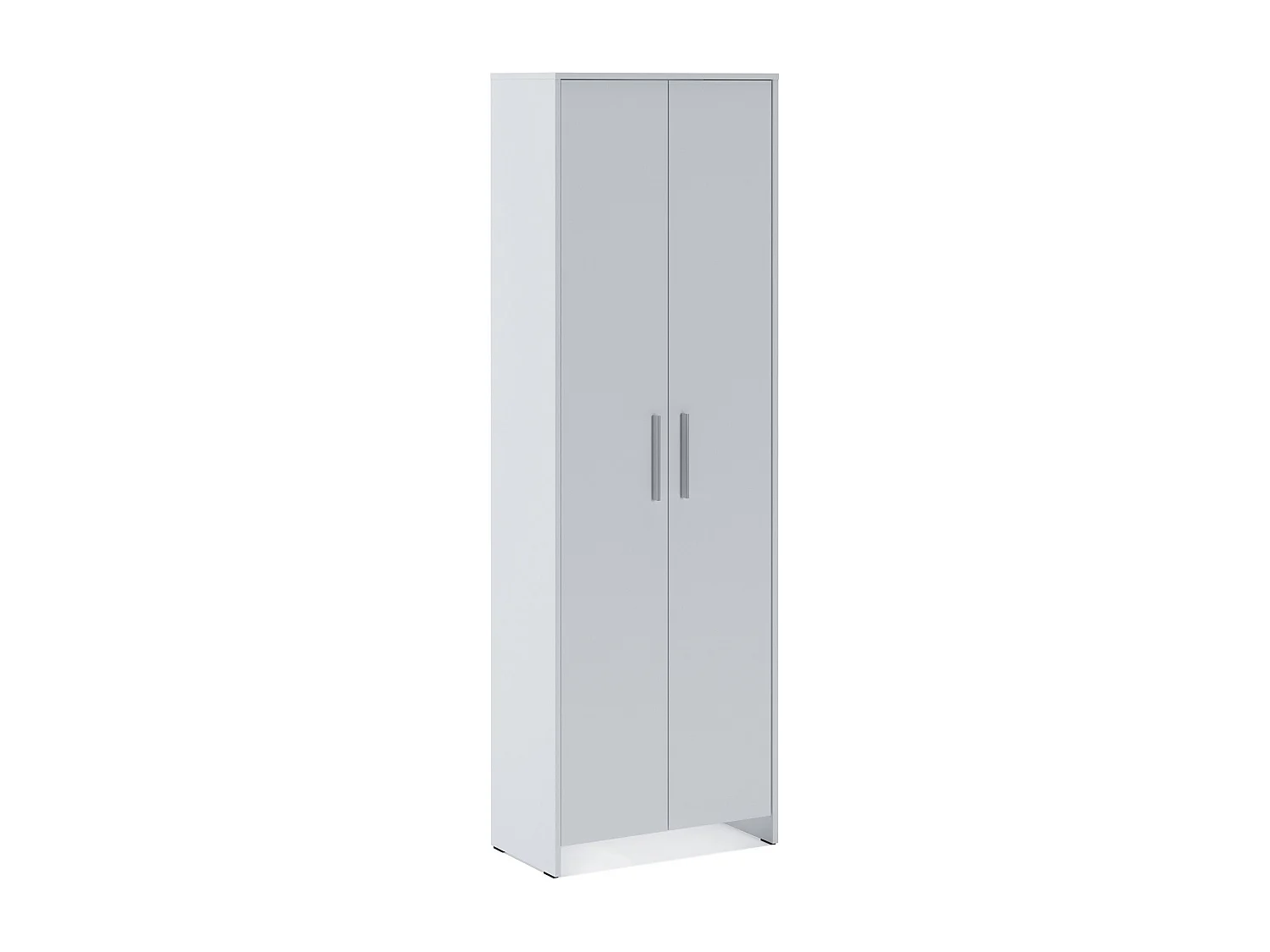 Schuhschrank Dabakumo, Schuhregal, Mehrzweck-Eingangsgarderobe, Möbel für Schuhe, 65x38h197 cm, WeiÃŸ