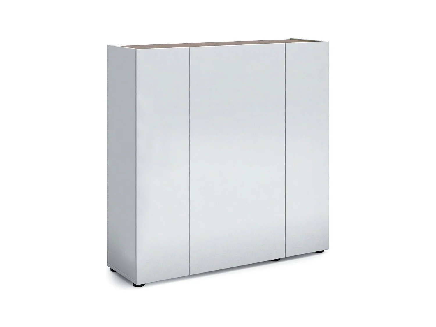 Dgarritan Schoenenrek, Schoenenrek KastE, Multifunctionele entreekast, Schoeiselkast, Made in Italy, 116x35h115 cm, Glanzend wit en Eiken