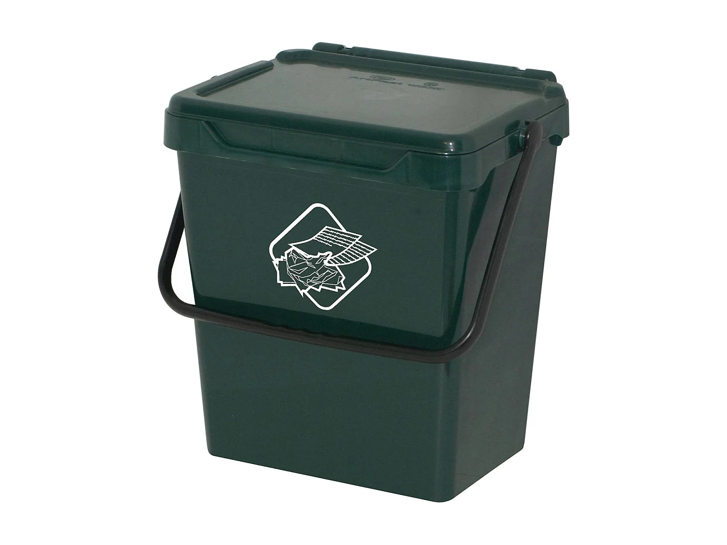 Poubelle Stavelot, poubelle, poubelle de recyclage, poubelle, 100% Made in Italy, 40x31h39 cm, Vert