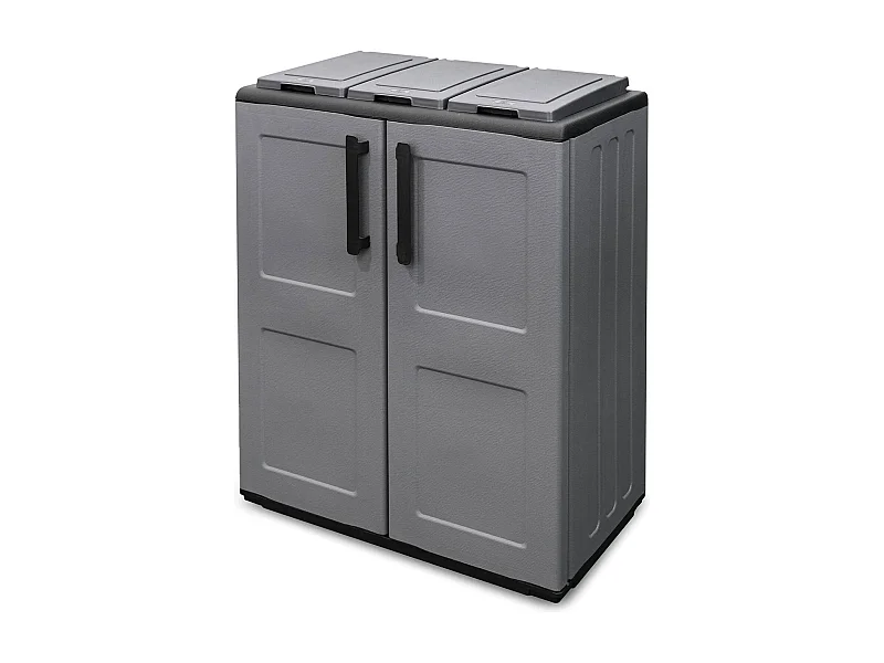 Dmora - Pattumiera Artan, Grigio e Nero, Finitura quadri