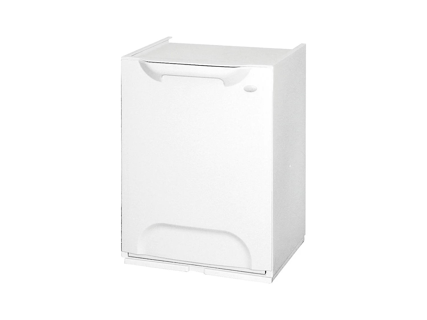 Poubelle Antoing, poubelle, poubelle de recyclage, poubelle, 100% Made in Italy, 34x29h47 cm, Blanc