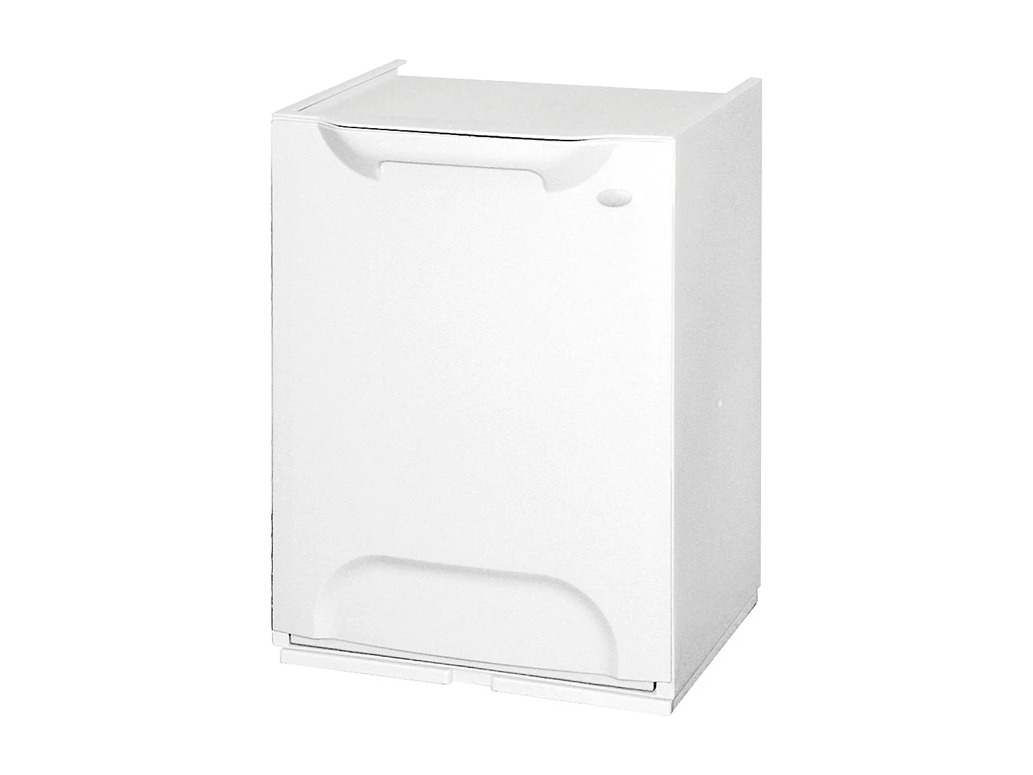 Poubelle Antoing, poubelle, poubelle de recyclage, poubelle, 100% Made in Italy, 34x29h47 cm, Blanc