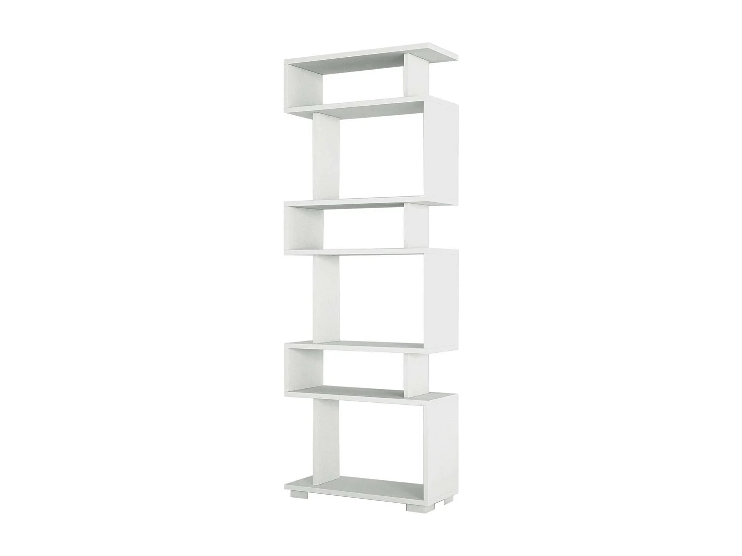 Dmora - Libreria Doralice, 60x20h165 cm, Bianco