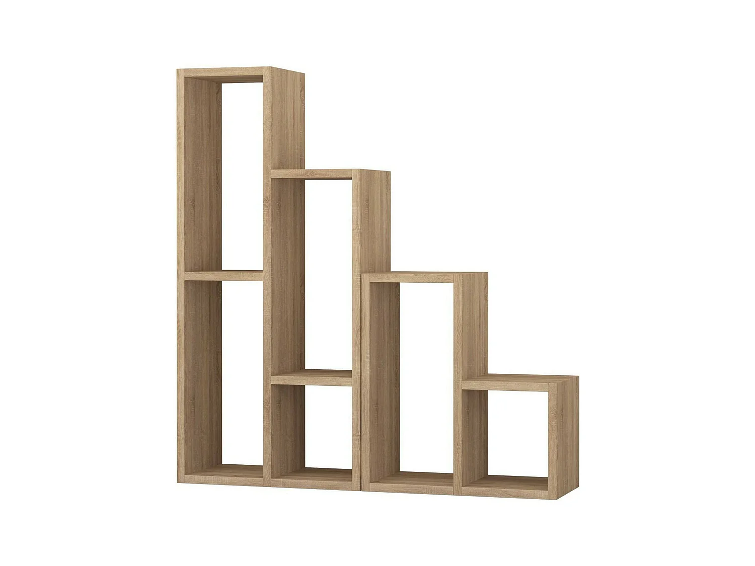 Dmartí Boekenkast, Kantoorplank, Boekenkast, Bibliotheek, 84x20h89 cm, Eiken