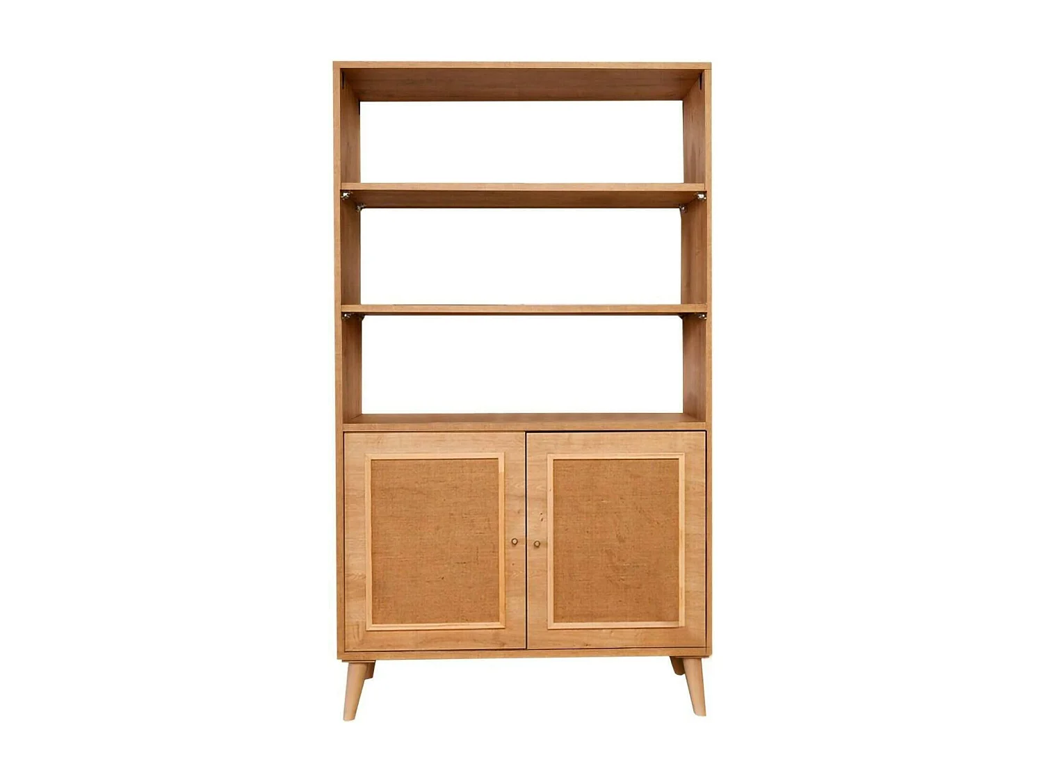 Bücherregal Dmoutinh, Büroregal, Mobiler Buchhalter, Bücherbrett, 90x40h110 cm, Eiche