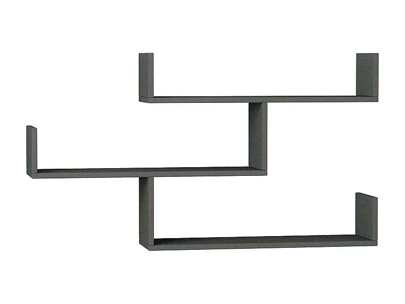 Dgaleazz-plank, plank, wandplank, multifunctionele rekken, 122x22h67 cm, antraciet