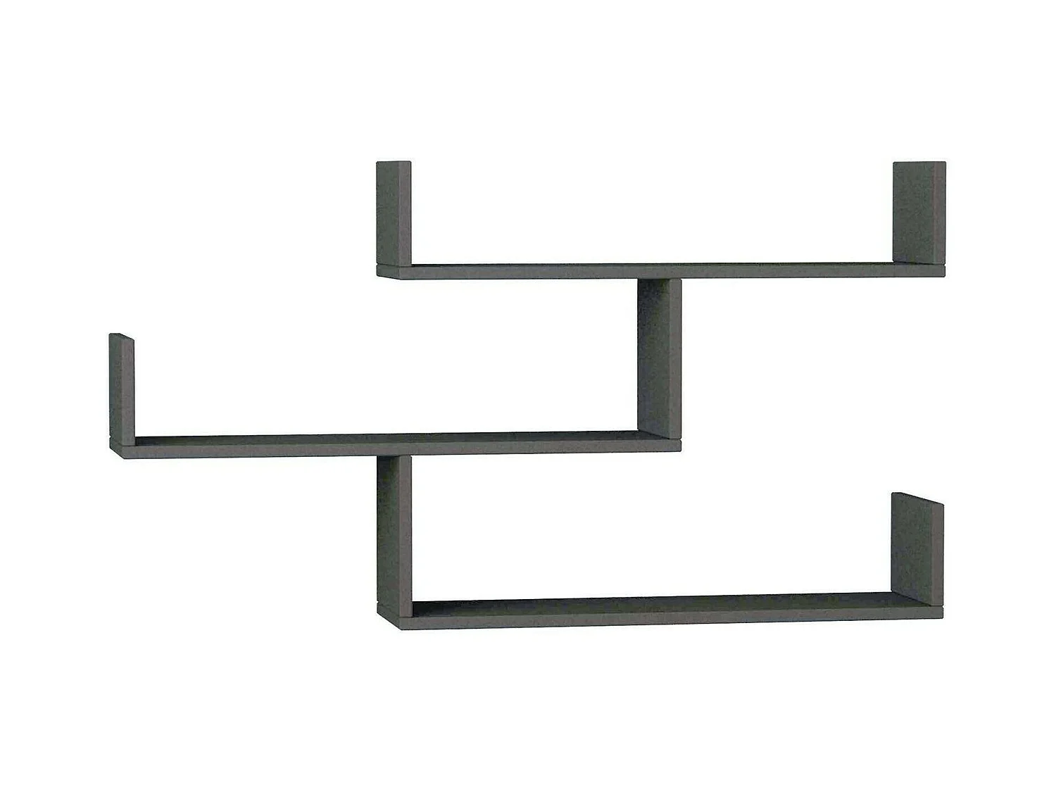 Dgaleazz-plank, plank, wandplank, multifunctionele rekken, 122x22h67 cm, antraciet