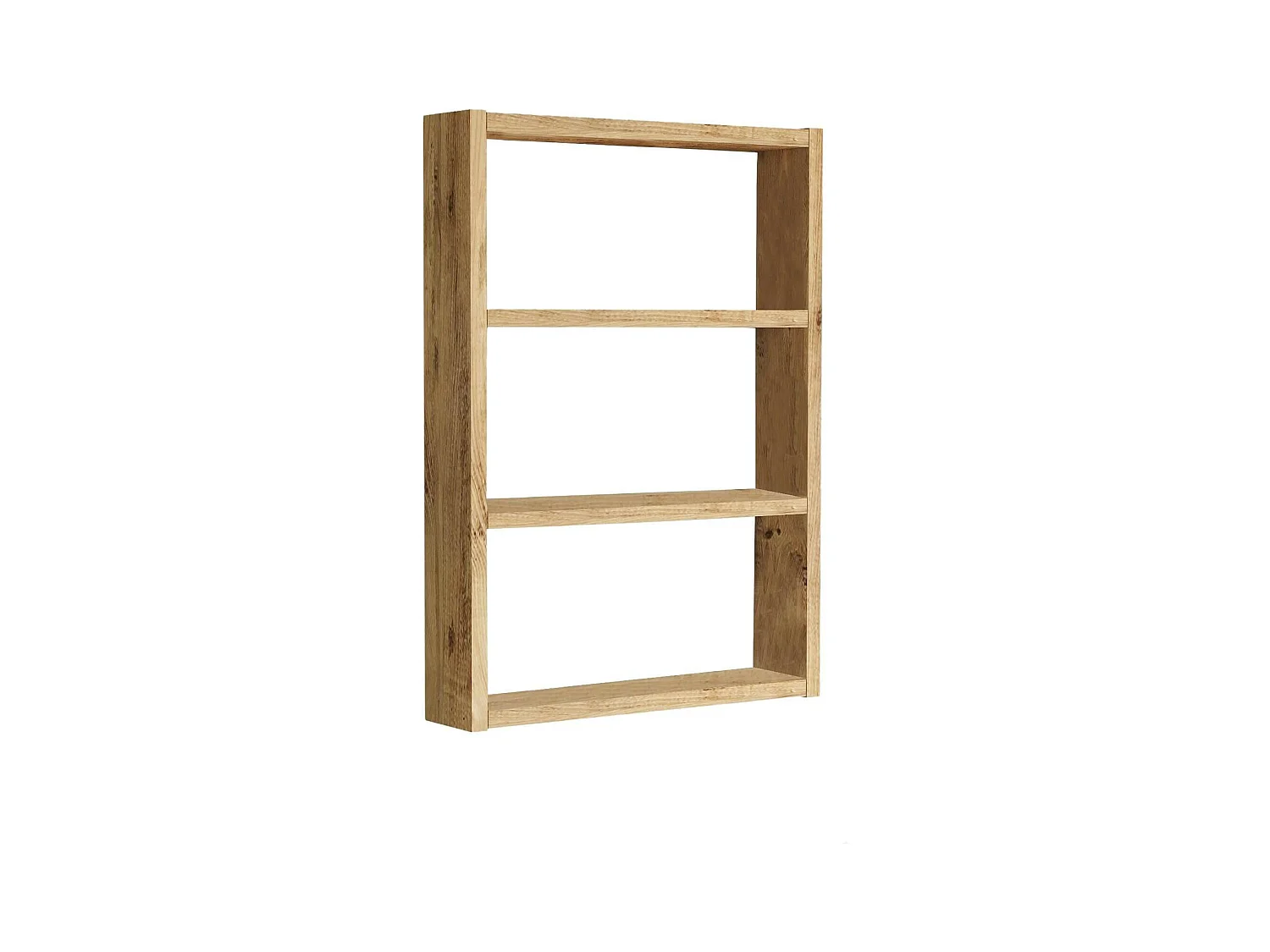 Dalbier-plank, plank, wandplank, multifunctionele schap, 43x9h60 cm, Eik
