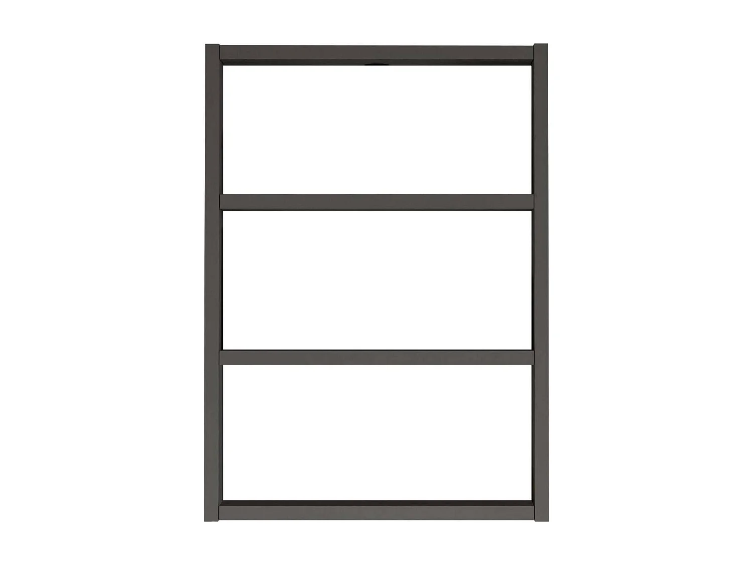 Étagère murale Albali, Étagère, Tablette murale, Rayonnage polyvalent, 43x9h60 cm, Anthracite