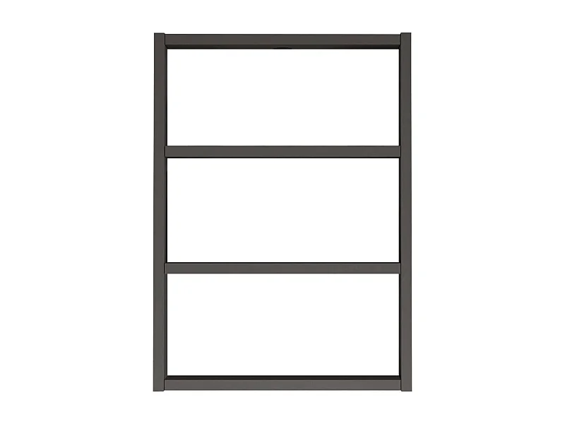 Étagère murale Albali, Étagère, Tablette murale, Rayonnage polyvalent, 43x9h60 cm, Anthracite