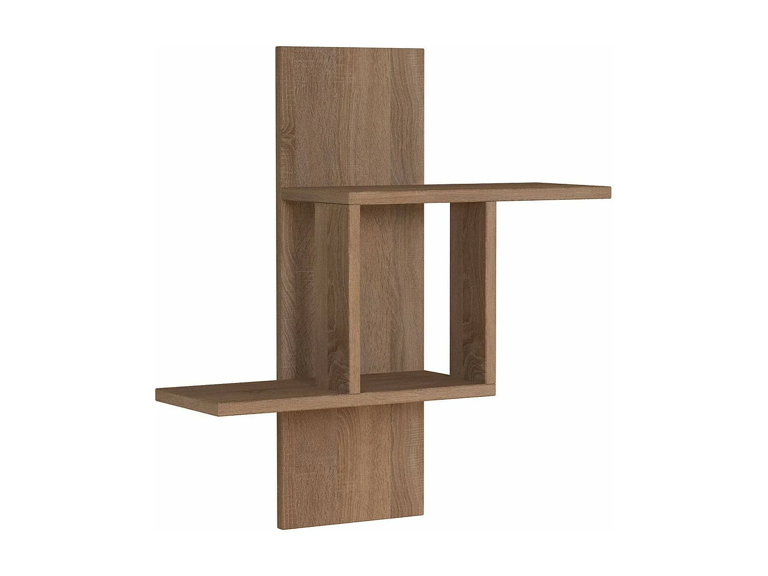 Dmatej Plank, Plank, Wandplank, Multifunctionele Rekken, 64x20h70 cm, Eiken